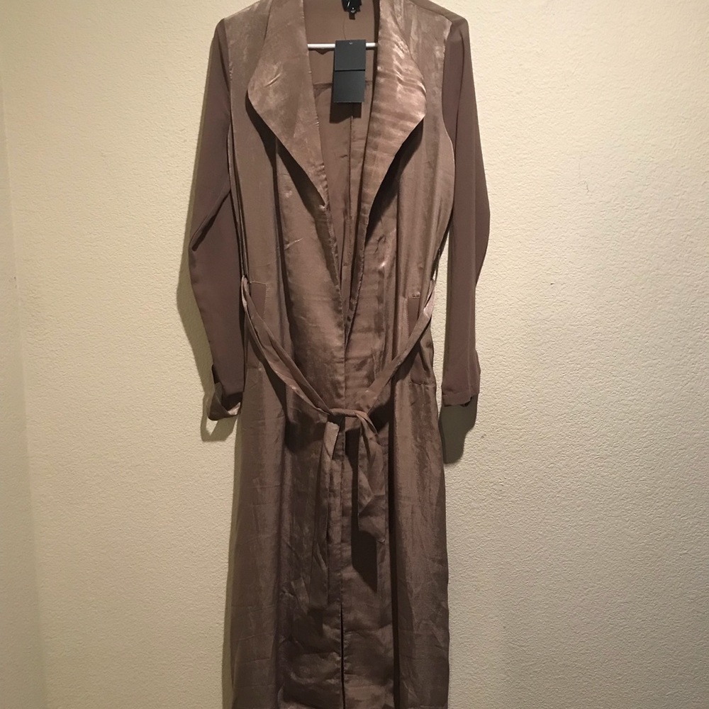 Woman’s duster jacket.  Nude. Make offer